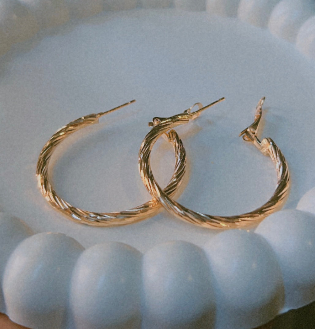 Textured Hoops