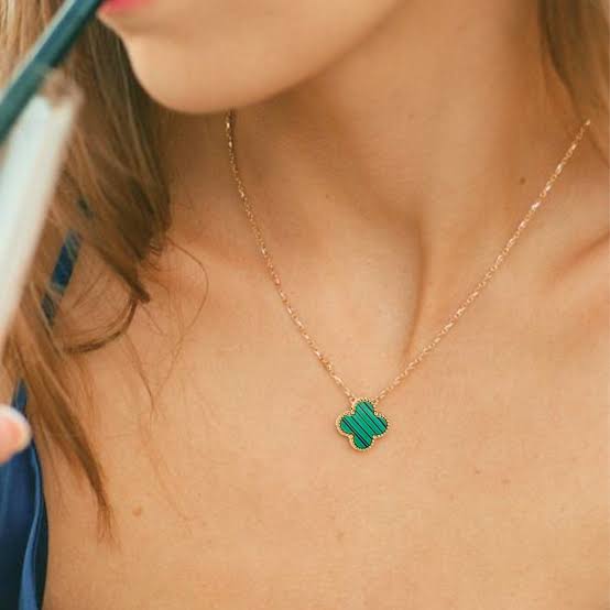 Green Clover Necklace
