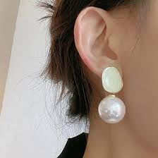 Rustic Pearl Earrings