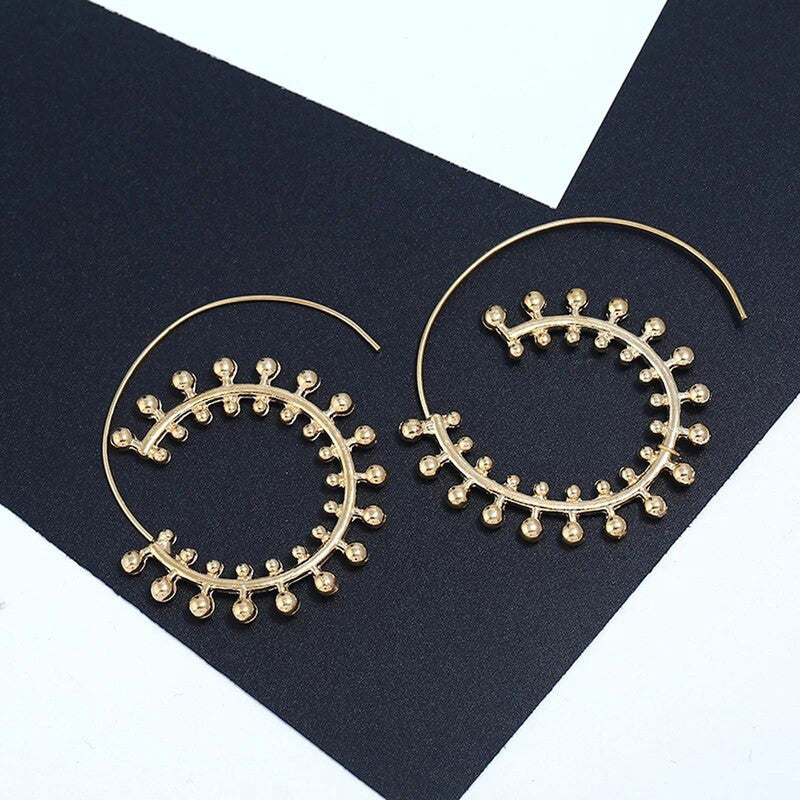 Spiral Trendy Earrings