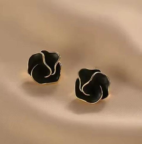Floral Geometric Studs