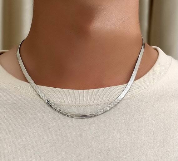 Silver Snake Chain(Unisex)