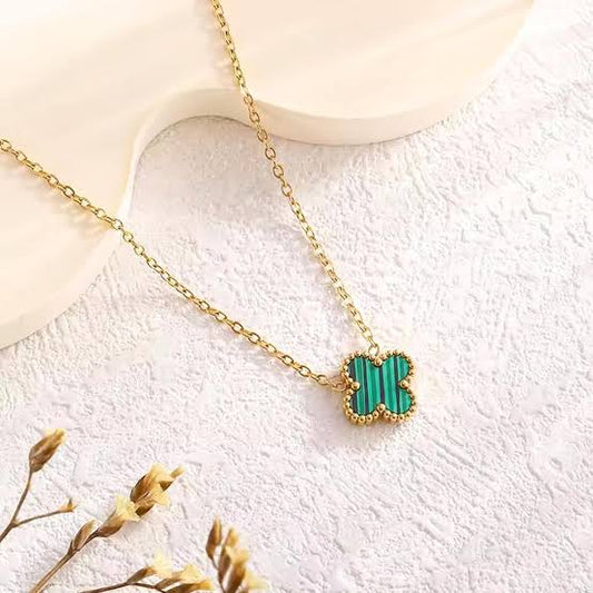 Green Clover Necklace