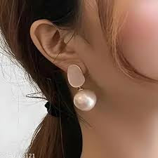 Rustic Pearl Earrings