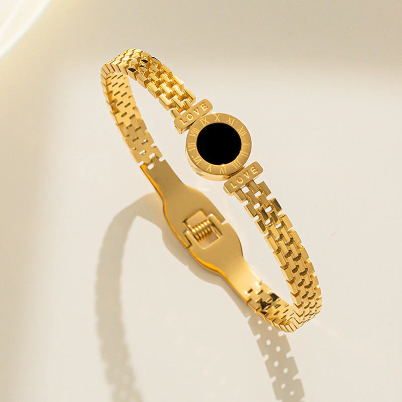 Anti Tarnish Roman Zig Zag Bracelet