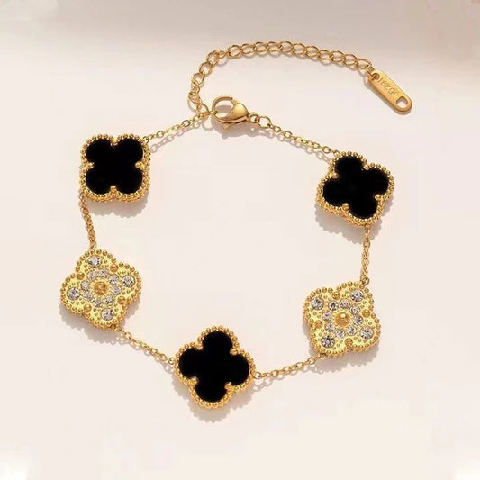 Stainless Steel Gold-Plated Bracelet