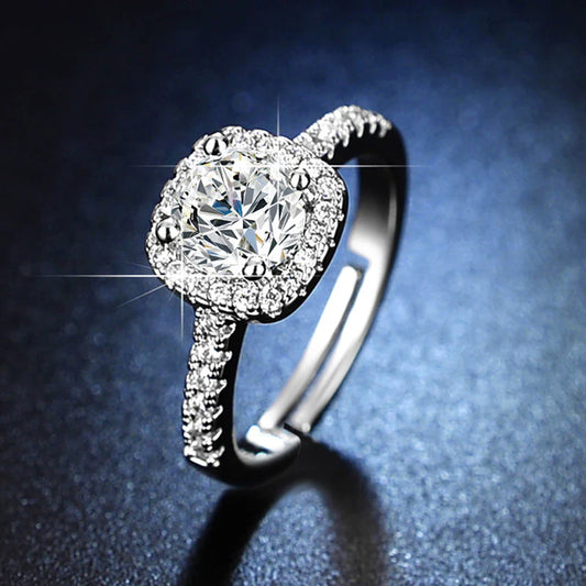 Square Silver Ring